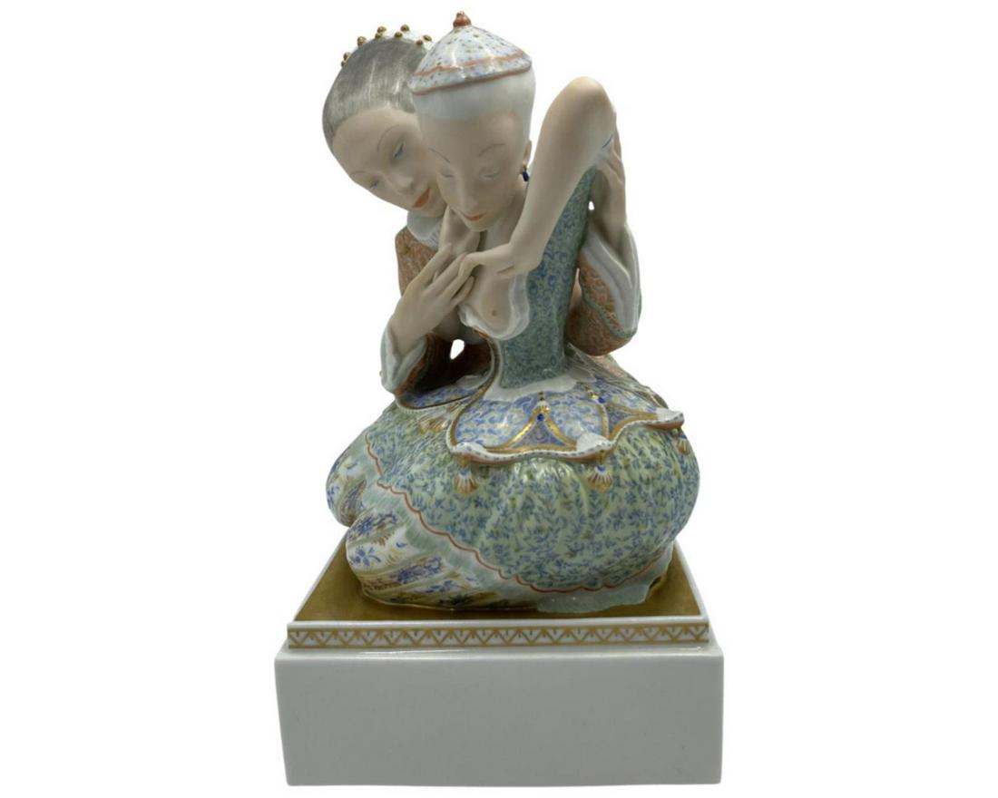 Rare Gerhard Henning Royal Copenhagen Fairytale Figurine: Rare Gerhard Henning Royal Copenhagen Fairytale Figurine marked on base 15/11/1956 Denmark measures 8 1/2"