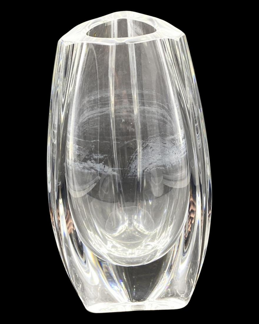 Baccarat France Crystal Vase: Baccarat France Crystal Vase measures H: 7 3/4"