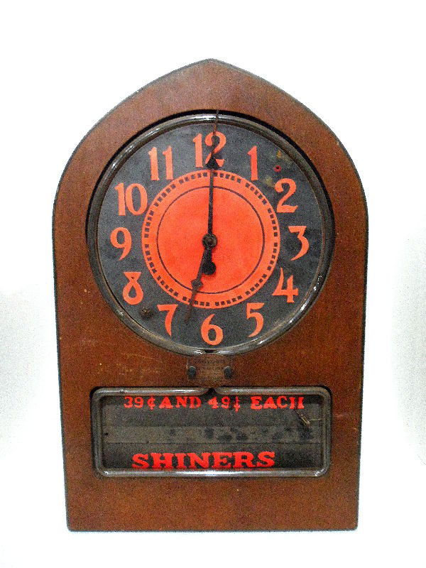 904A Telechron Neon Motored Ad Clock