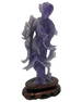 Chinese Hand Carved Amethyst Figurine