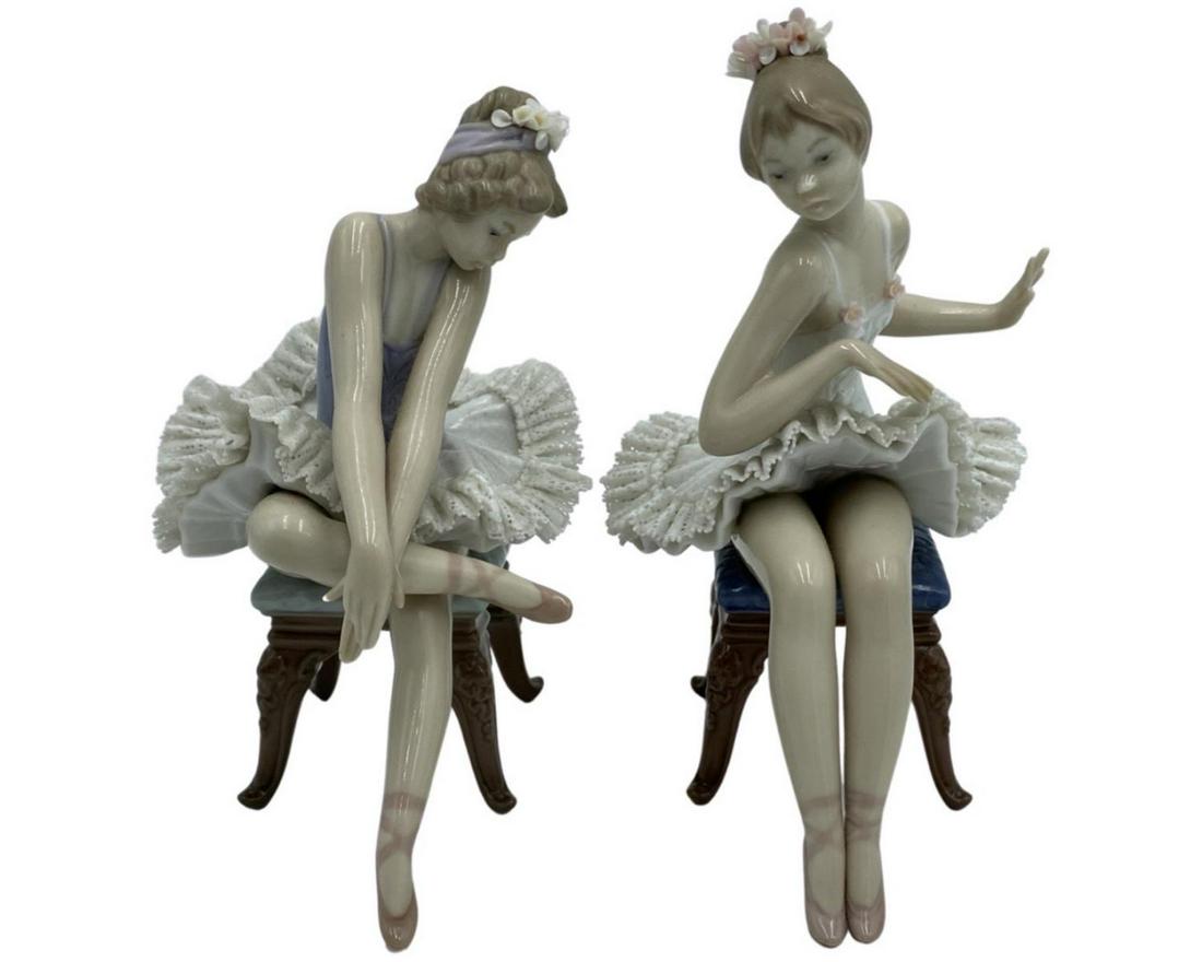 Pair of Lladro Porcelain Figurines (1 of 2)
