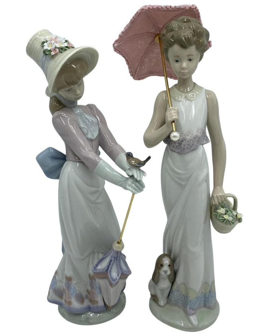 Pair of Lladro Porcelain Figurines (1 of 2)