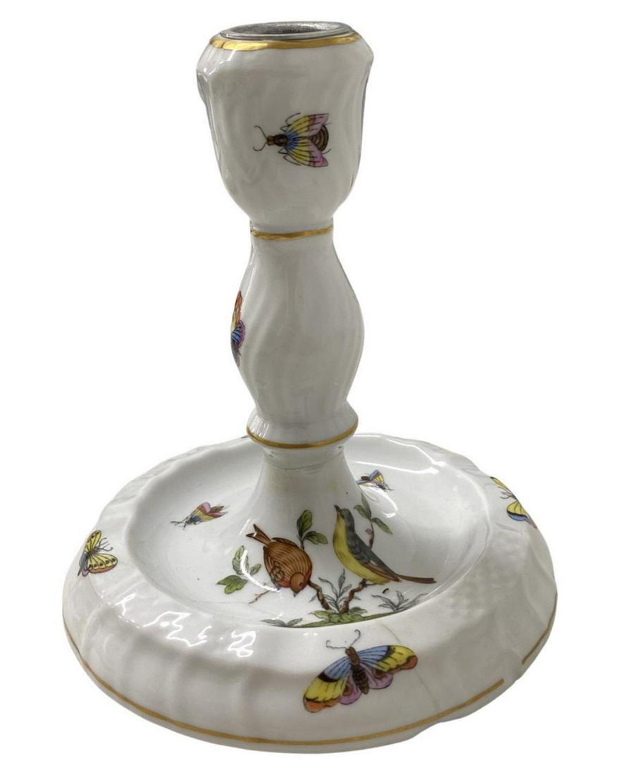 Herend Rothschild Birds Porcelain Candlestick (1 of 2)