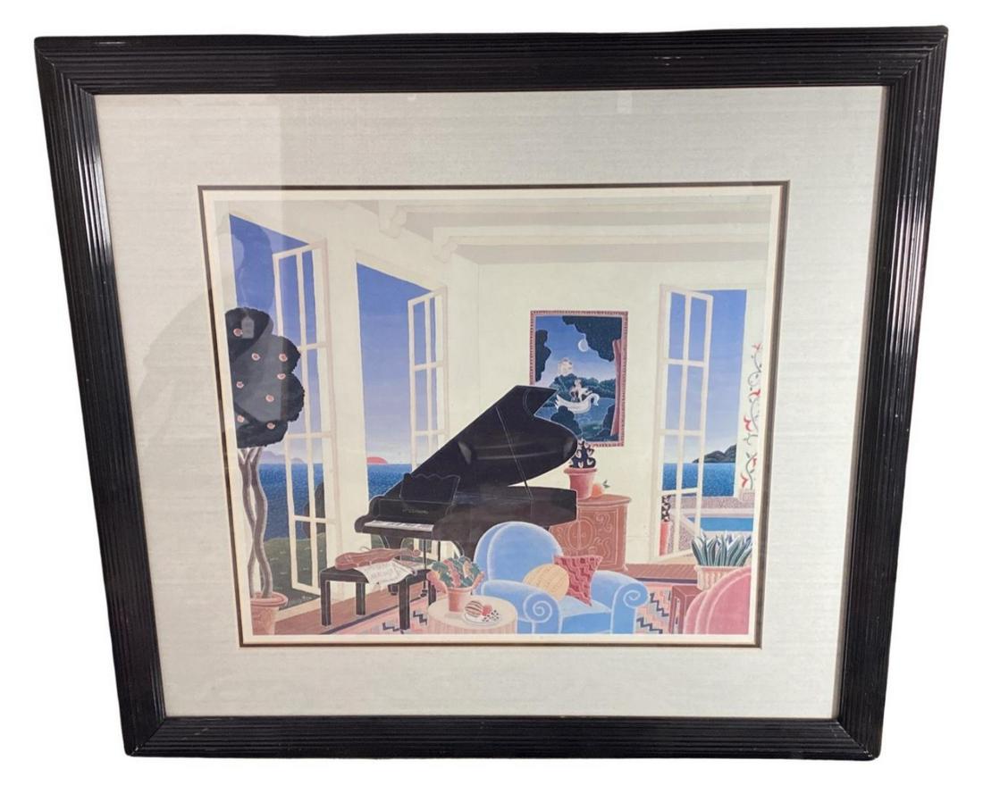 Signed Thomas Mcknight Limited Edition Print in Color Swansea (1 of 2)