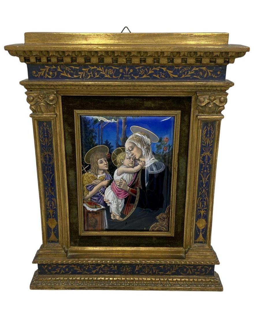 French Gothic Enamel Plaque After Botticelli (1 of 1)