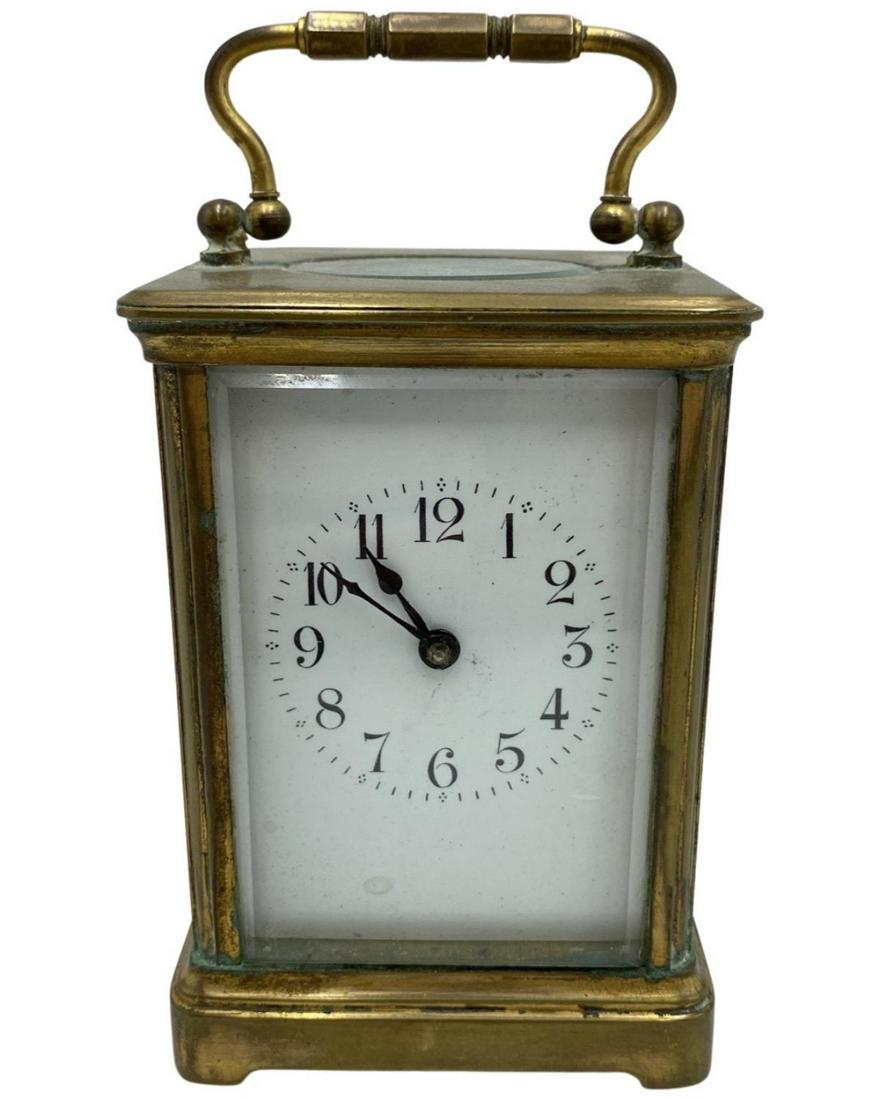 French Brass Case Carriage Clock (1 of 2)