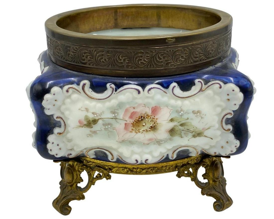 Wavecrest Gilt Metal Mounted Footed Bowl (1 of 2)