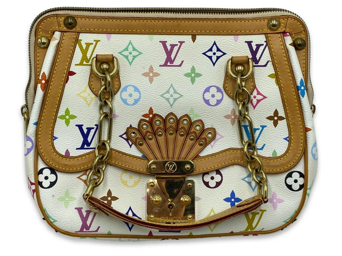 Louis Vuitton Monogram Multicolor Audra Brown Hand Bag (1 of 1)