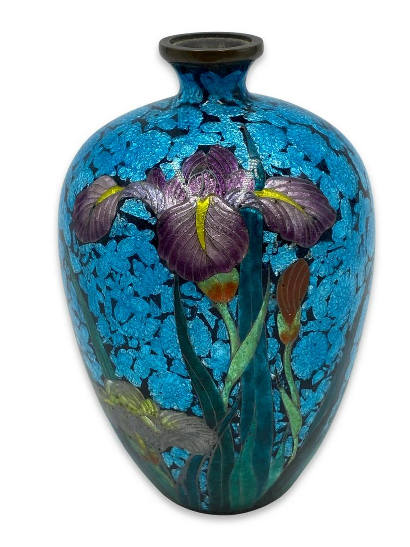 Chinese Cloisonne Small Vase (1 of 2)