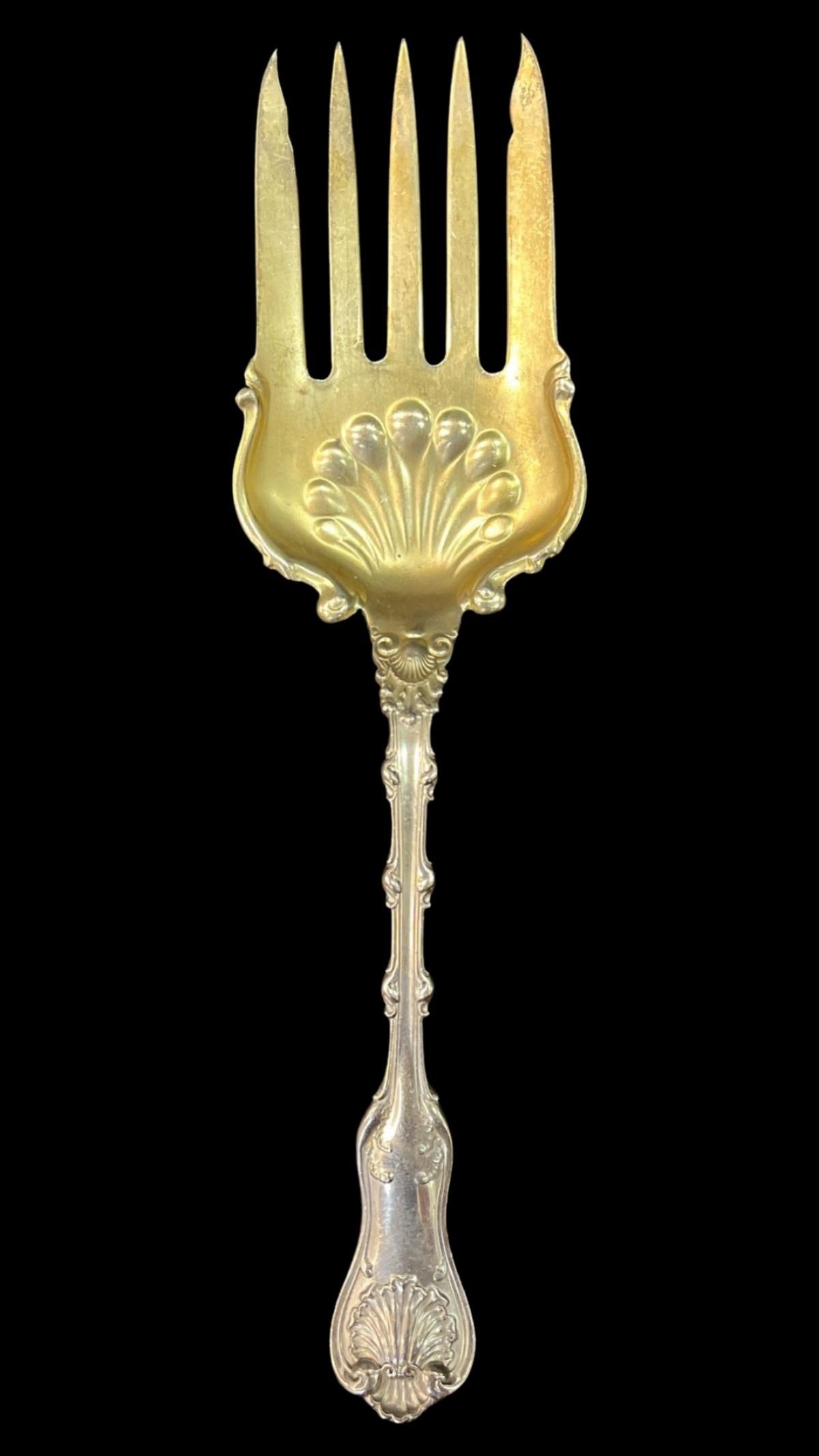 Whiting Sterling Silver Imperial Queen Fish Fork (1 of 3)