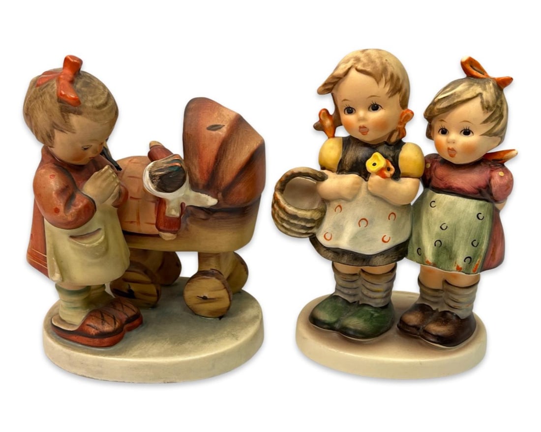 Lot of Two Goebel Hummel Porcelain Figurines (1 of 2)