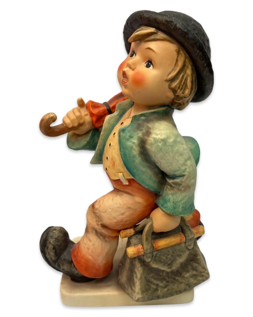 Goebel MJ Hummel Merry Wanderer Porcelain Figurine (1 of 3)