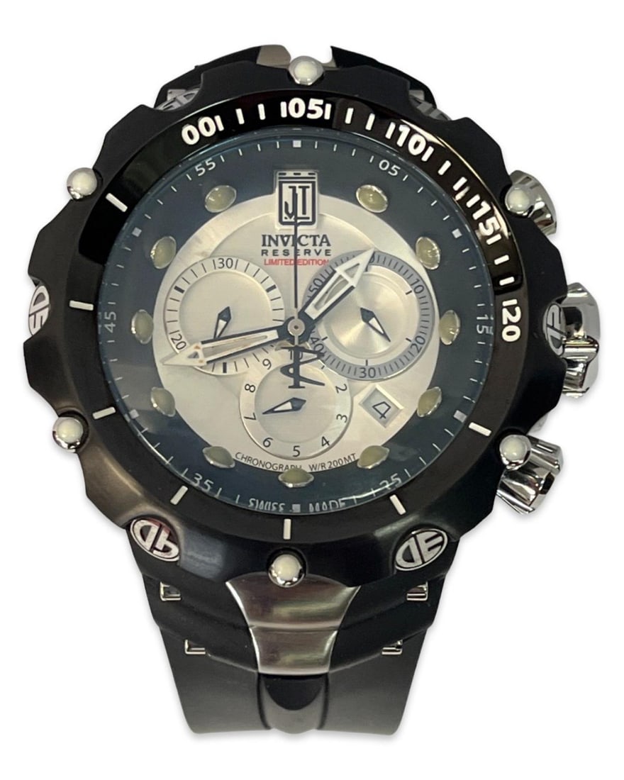 Invicta Jason Taylor Chronograph Men's Swiss Quartz Watch Model No. 14419: Invicta Jason Taylor Chronograph Men's Swiss Quartz Watch Model No. 14419