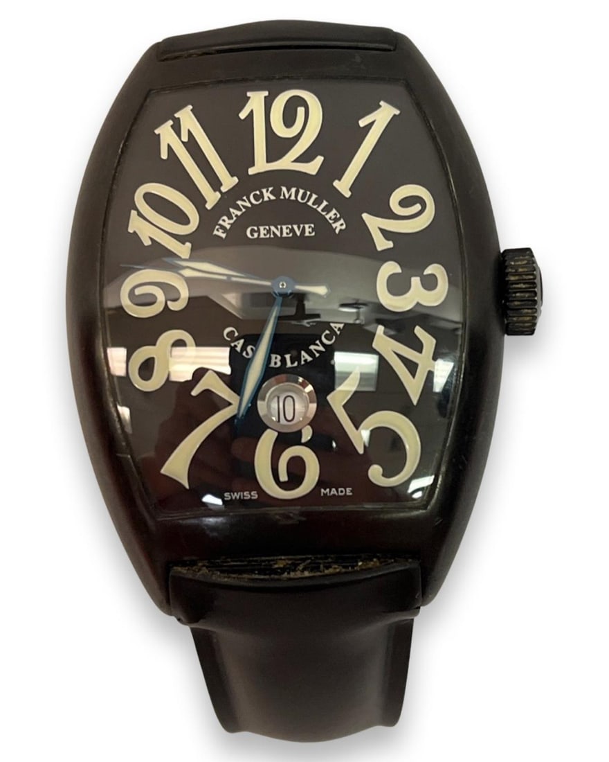 Franck Muller Black Casablanca Automatic Watch (1 of 3)