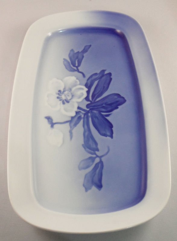 B & G Porcelain Condiment Tray #364: B & G porcelain condiment tray #364, Stamped Made in Copenhagen. Measures 11" x 5 7/8".