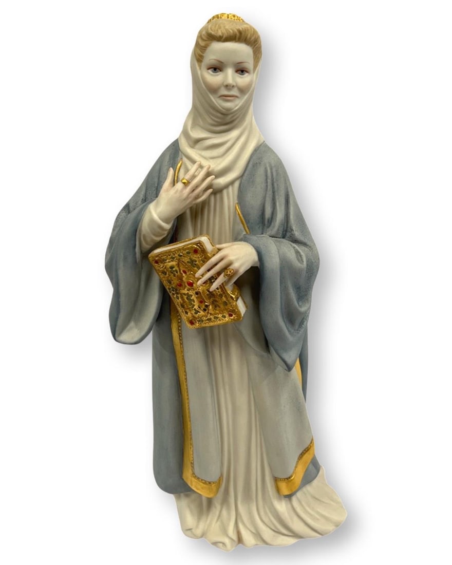 Cybis Porcelain Limited Edition Queen Eleanor Figure #102: Cybis Porcelain Limited Edition Queen Eleanor Figure #102 measures H: 14"