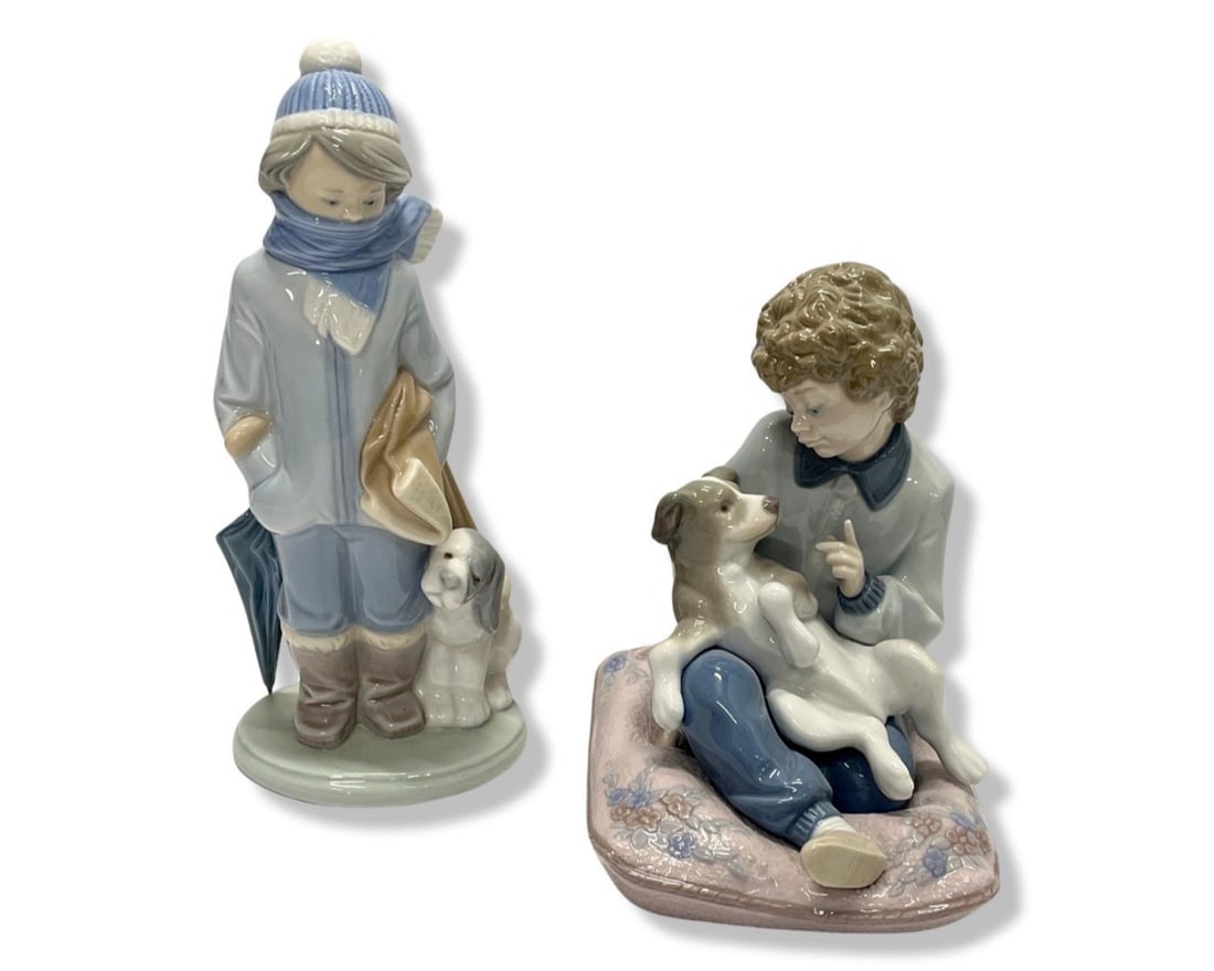 Pair of Lladro Porcelain Figurines (1 of 2)