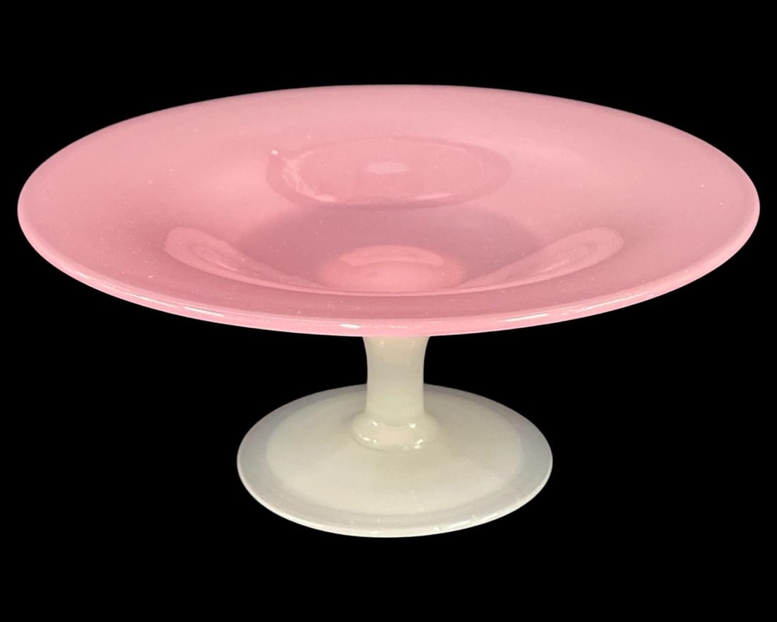 Steuben Rosaline Glass Compote (1 of 1)