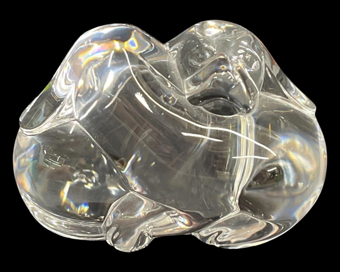 Steuben Crystal Puppy Love Figurines (1 of 3)