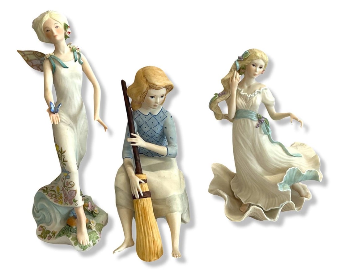 Lot of Three Cybis Porcelain Figurines (1 of 2)