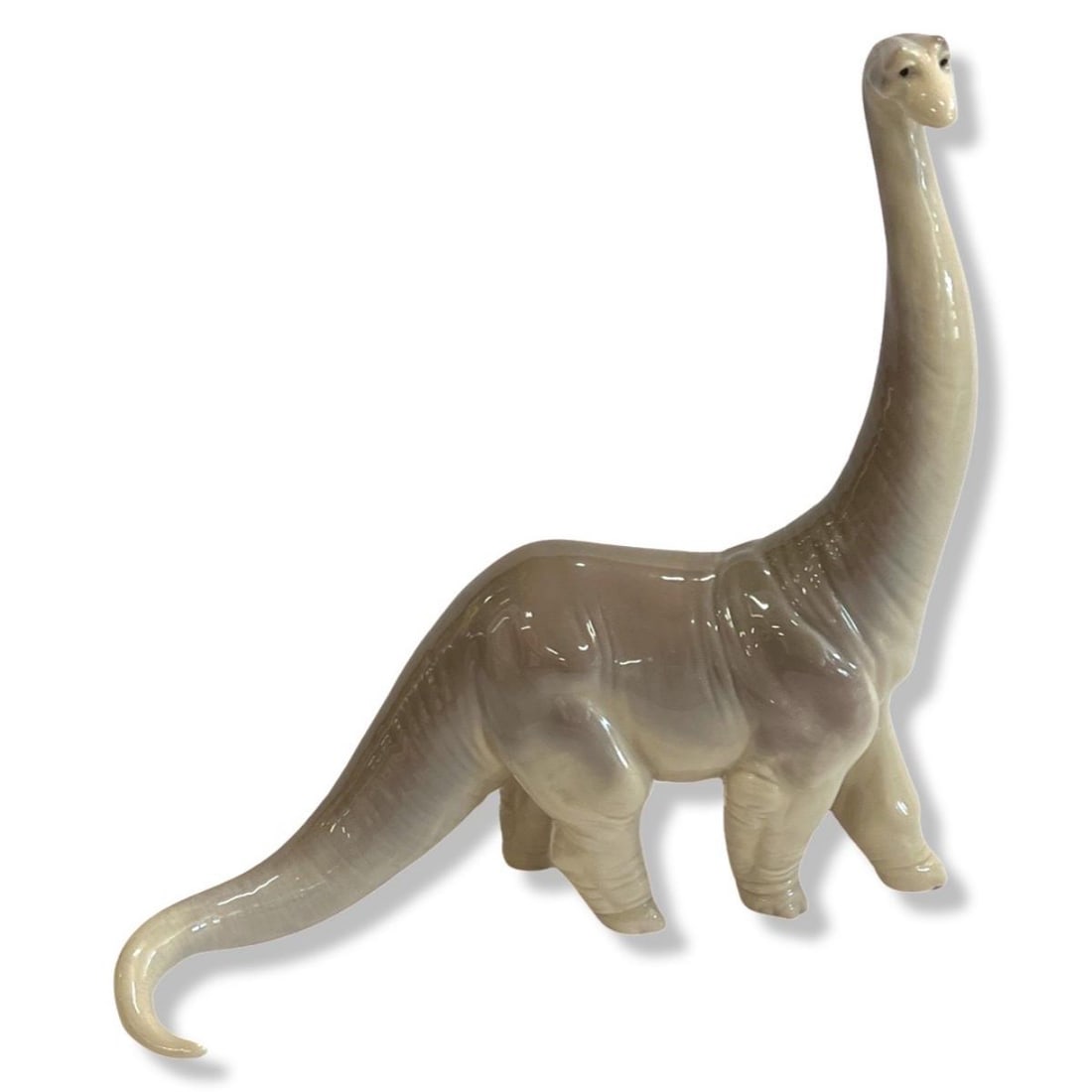 Lladro #7546 Stretch Dinosaur Porcelain Figure: Lladro #7546 Stretch Dinosaur Porcelain Figure