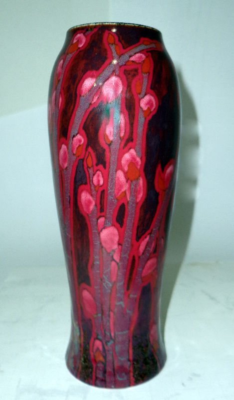 Rookwood Pottery Signed Sara Sax Vase: Rookwood pottery signed vase by Sara Sax. Measures 7 3/8" height x 2 5/8" wide. For Domestic or International Shipping Quotes Please Feel Call Ryan or Dave at Eagle Shipping Center 561-932-0700 or ema