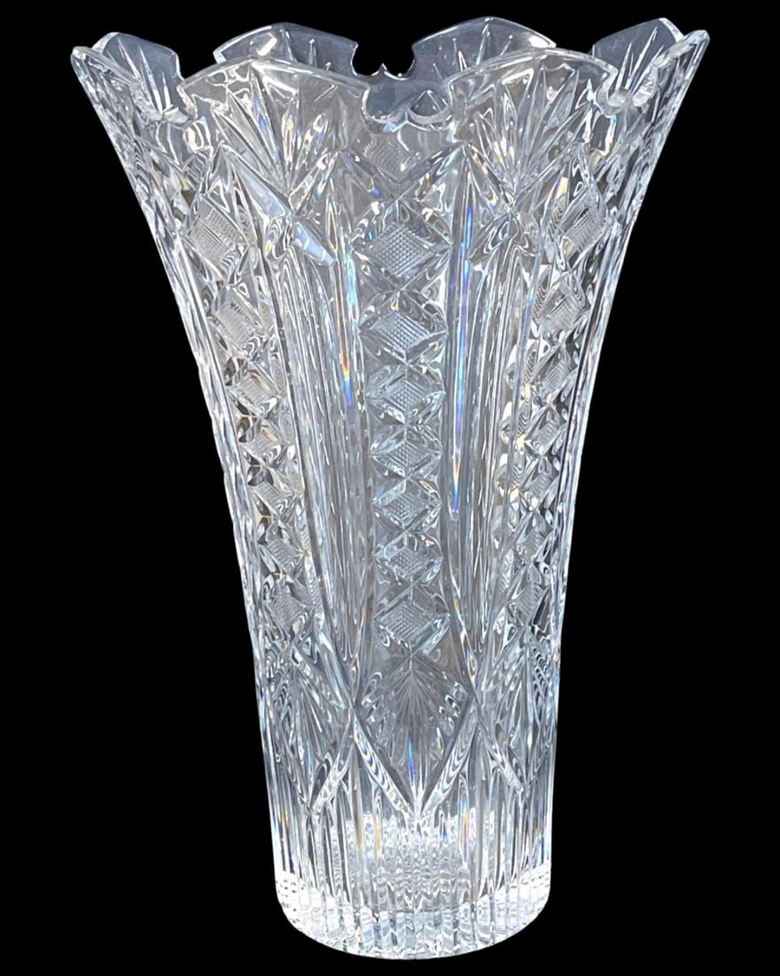 Waterford Maritana Designer Crystal Vase (1 of 2)