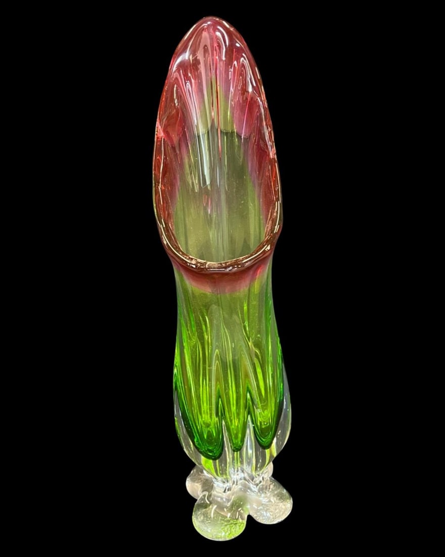 Mid-Century Murano Art Glass Vase (1 of 2)