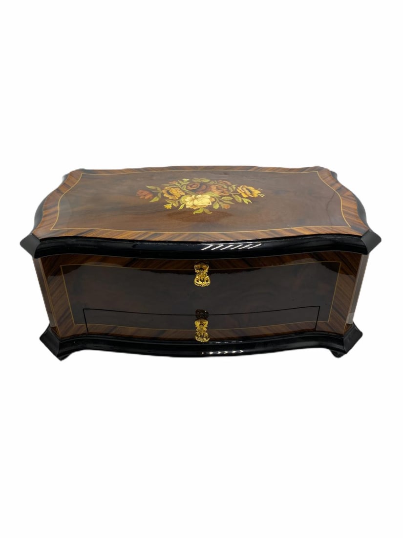 Reuge Cylinder Inlaid Music Box Brand New (1 of 3)