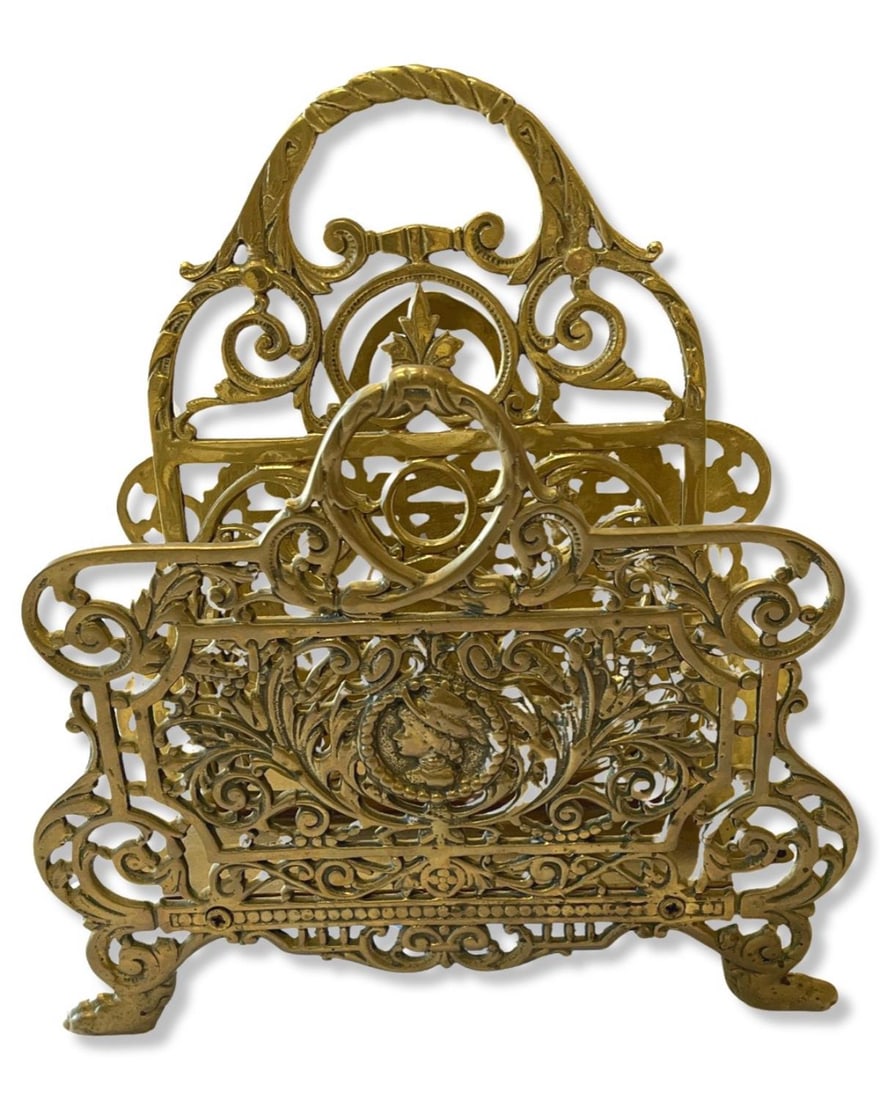 French Dore Bronze Card Letter Holder (1 of 1)