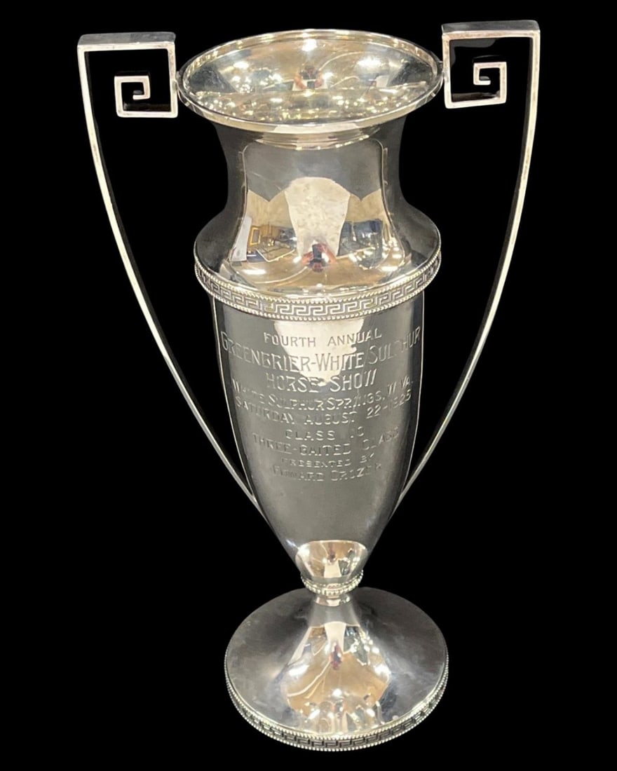 Theodore B. Starr Sterling Silver Trophy Cup Fourth Annual Greenbrier White Sulphur Horse Show (1 of 4)