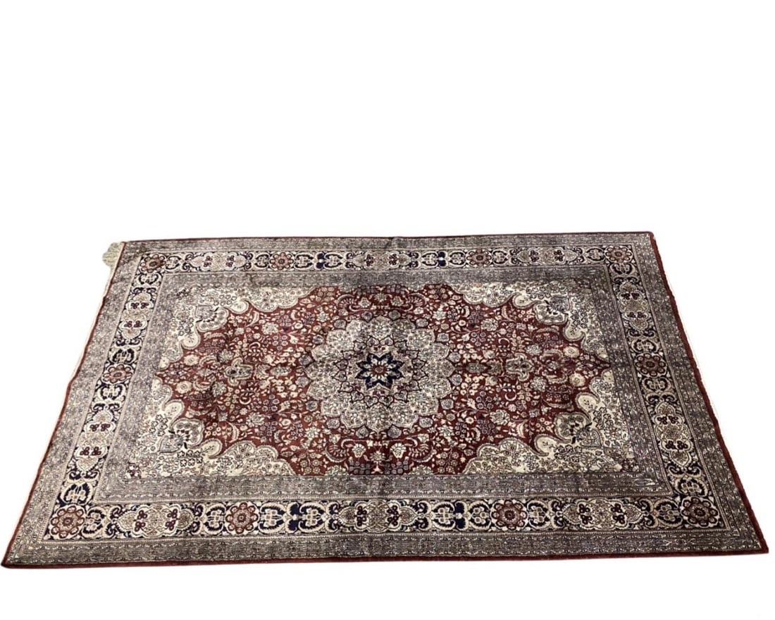 Rare Persian Qum Silk Rug (1 of 2)