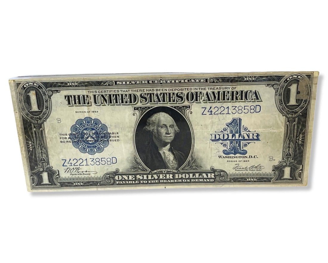 1923 $1 Horse Blanket Silver Large Note (1 of 2)