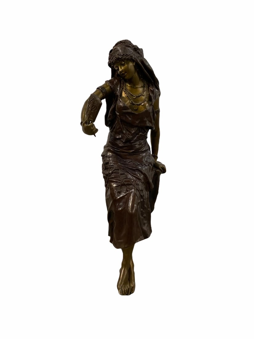 French Orientalist Polychrome Bronze Sculpture (1 of 3)