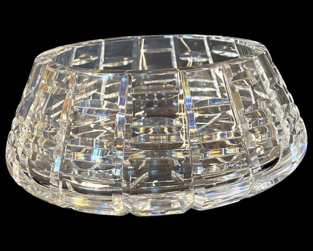 Waterford Crystal Bowl: Waterford Crystal Bowl measures H: 3" x DIA: 7"