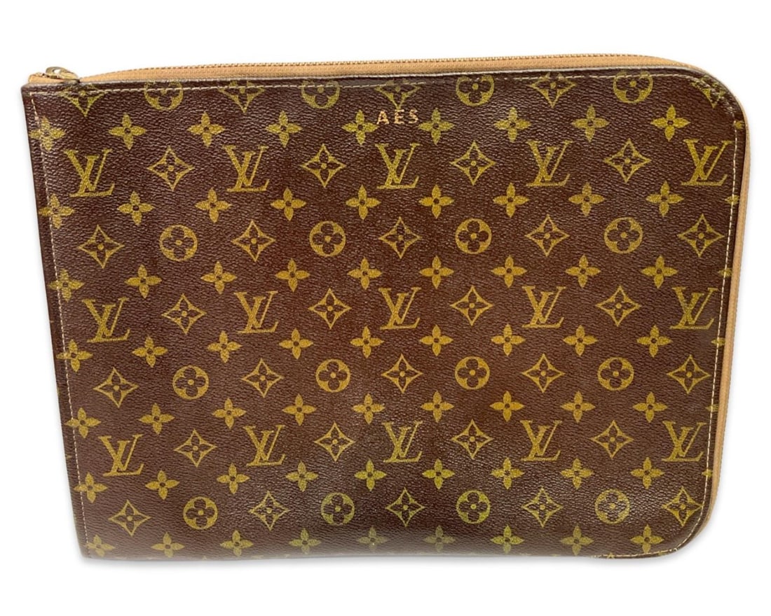 Louis Vuitton Monogram Canvas Poche Documents Briefcase (1 of 2)