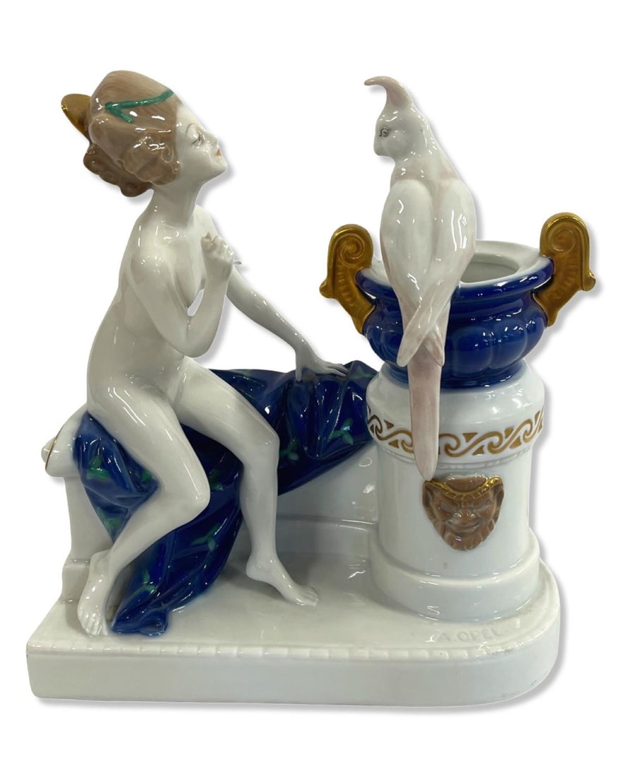 Rosenthal Selb Bavaria Porcelain Figurine Venus with Parrot (1 of 3)
