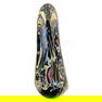 Signed rollin Karg (American b. 1944) Abstract Impressionist Art Glass Sculpture