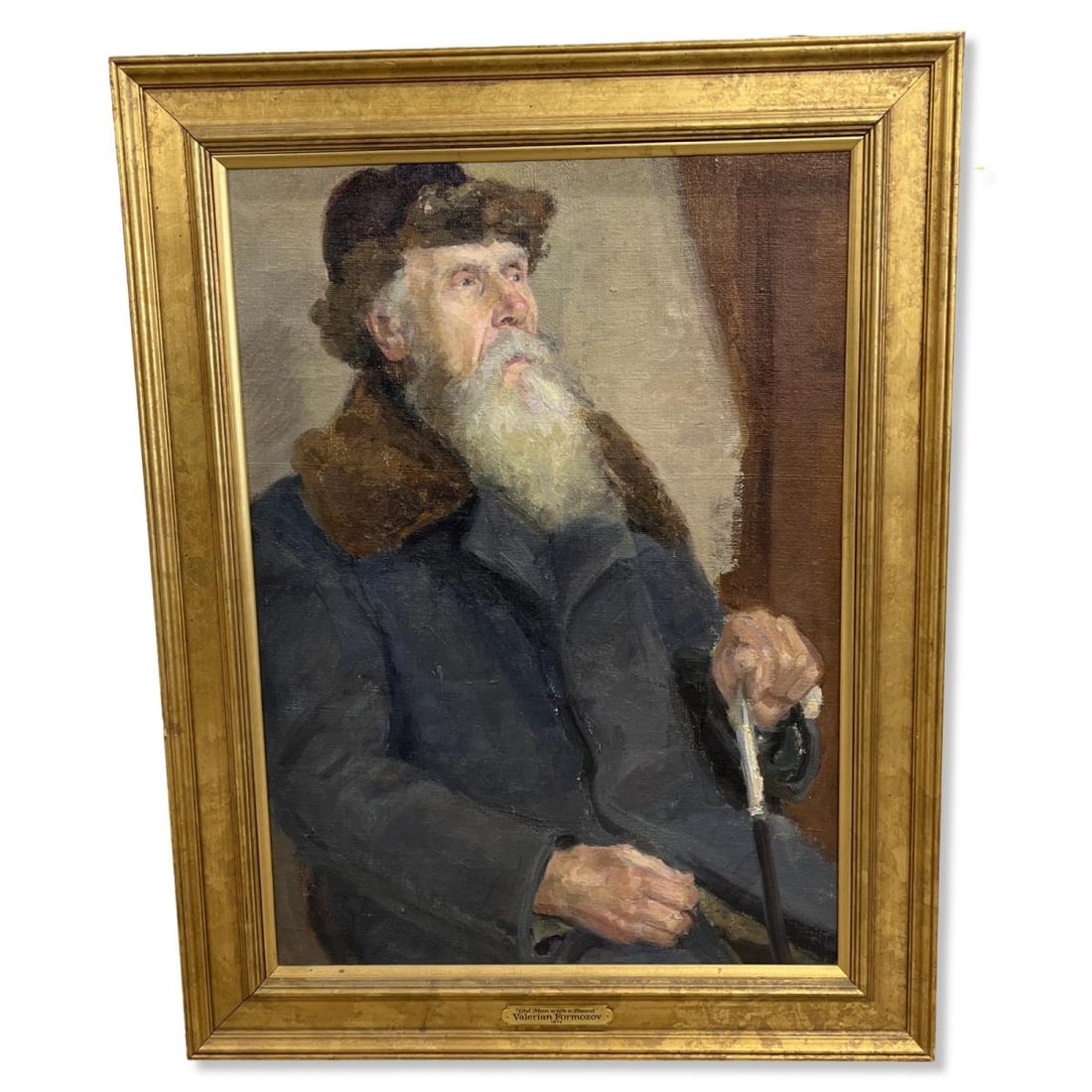 Valerian Formozov Mikhailovich (Russian, 1921-2004) Oil Painting on canvas Painted on Both Sides Old (1 of 5)