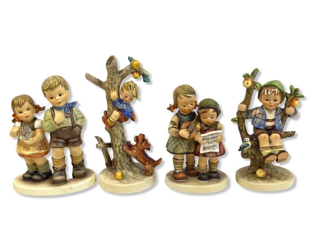 Lot of Four Goebel Hummel Porcelain Figurines (1 of 2)