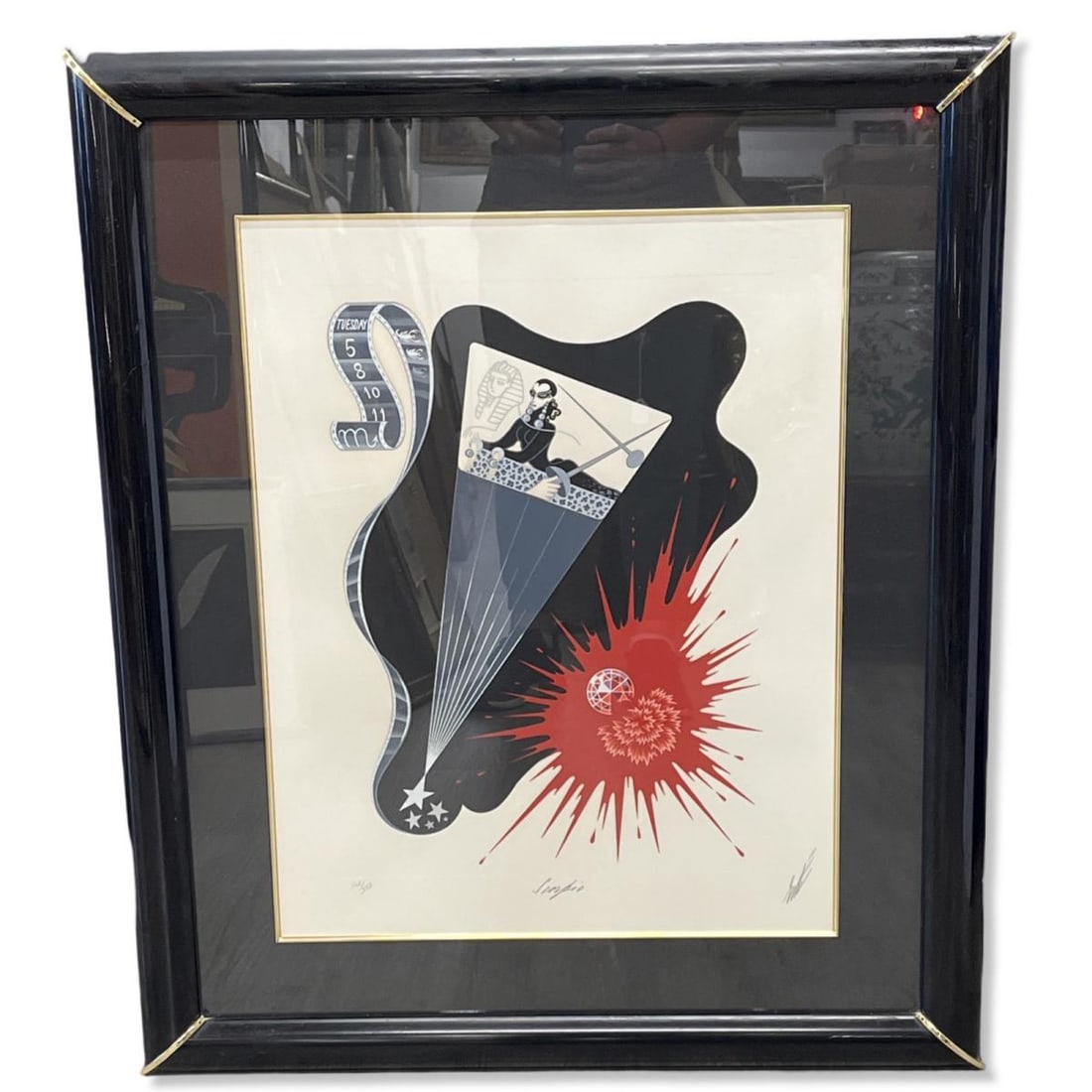 Signed Erte Romain De Tirtoff (Russian/French, 1892-1990) Limited Edition Serigraph in Color Scorpio (1 of 3)