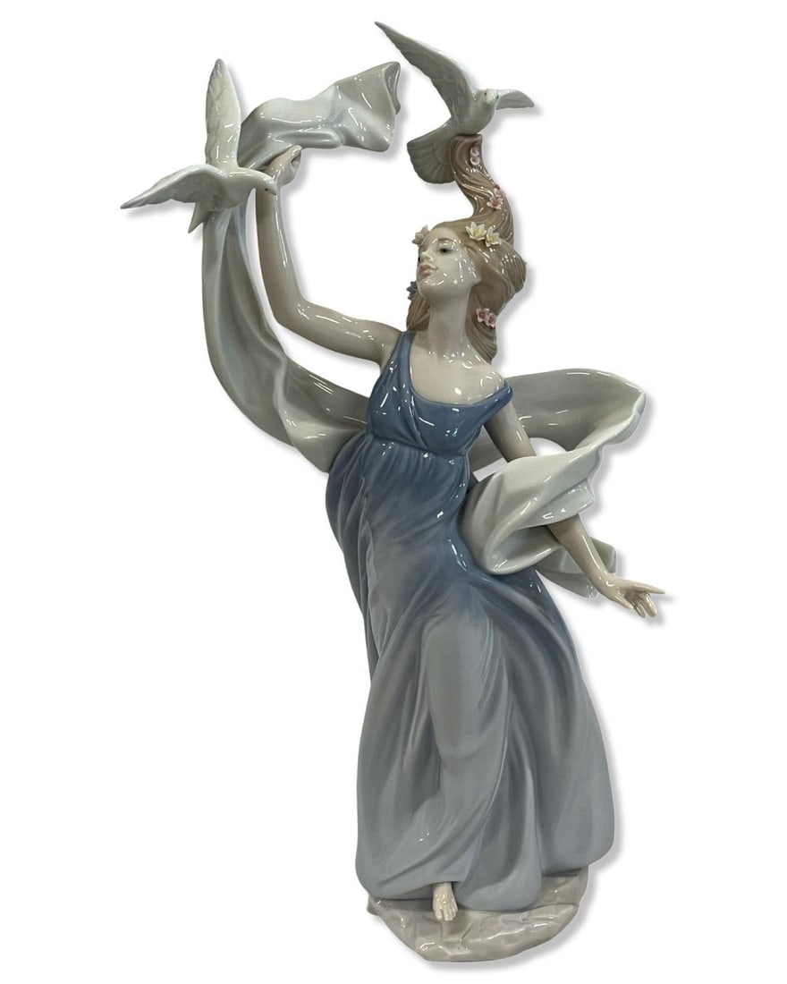 Lladro #6570 New Horizons Porcelain Figurines in Original Box (1 of 3)