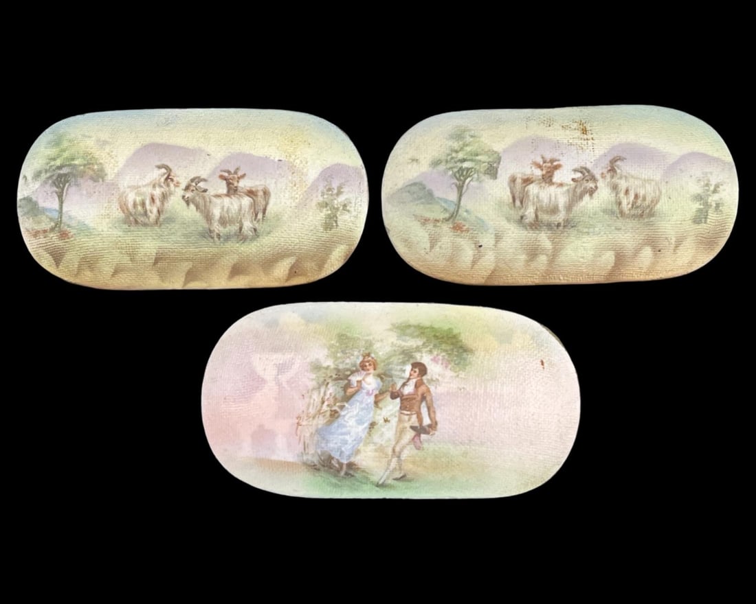 Lot of Three Royal Bayreuth Tapestry Boxes (1 of 2)