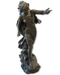 Signed Mathurin Moreau (French, 1822-1912) Bronze Sculpture