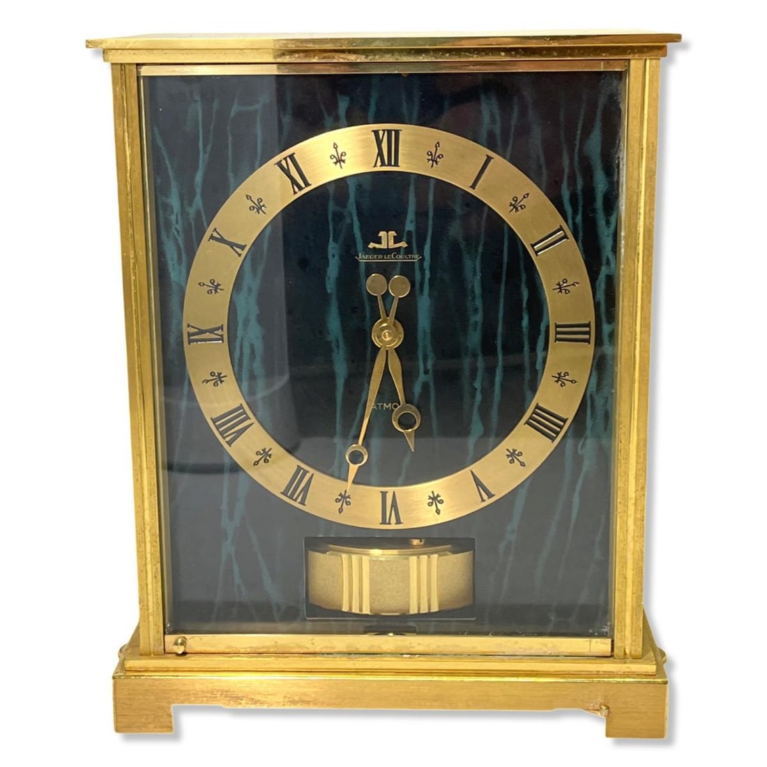 Jaeger LeCoultre Atmos Table Clock Featuring Malachite Back (1 of 5)