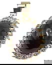 18kt YG, Approx 10.00ct Cabochon Garnet & 2.00ct Diamond Pendant