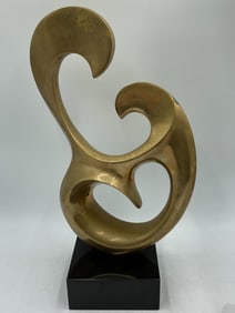 Signed Antonio Kieff Grediaga (Canadian b. 1936) Bronze on Marble Base Sculpture