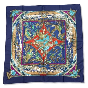 Hermes Tropiques Silk Scarf