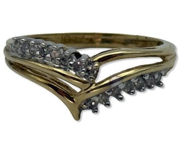 10kt YG & Approx 0.60ct Diamond Ring