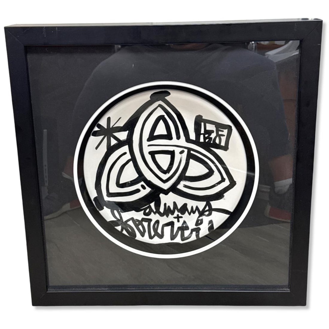 Signed David Le Batard (LEBO) (American, 1972-2023) Something to Believe Series VII Ceramic Plate (1 of 3)